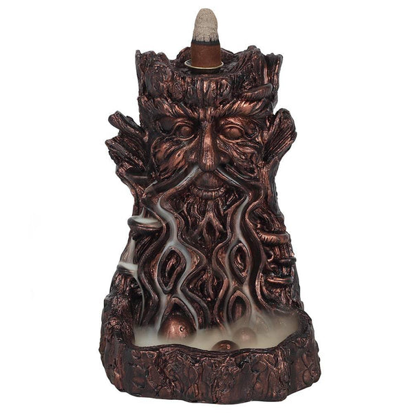 Bronze Effect Tree Man Backflow Incense Burner - Home Decor Emporium