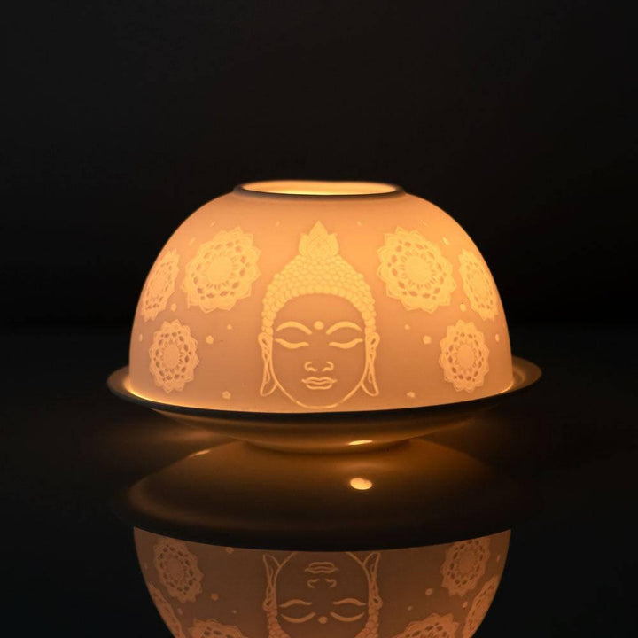 Buddha Face Dome Tealight Holder - Home Decor Emporium