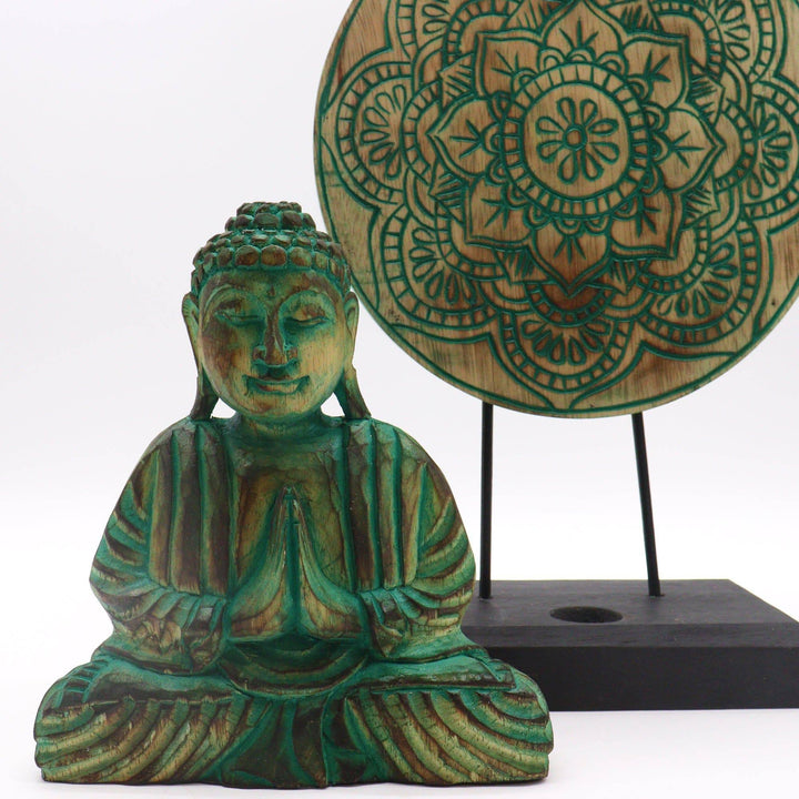 Buddha Feng Shui Set - Buddha Knot - Green - Home Decor Emporium