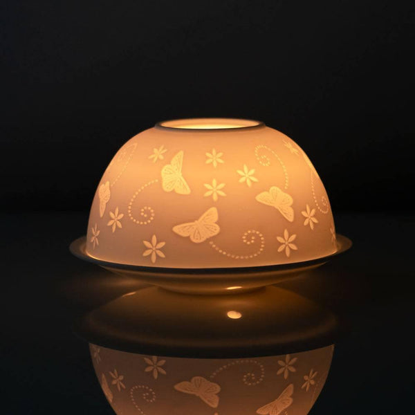 Butterfly Dome Tealight Holder - Home Decor Emporium