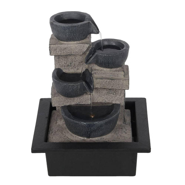 Cascading Pot Waterfall LED Fountain - Home Decor Emporium