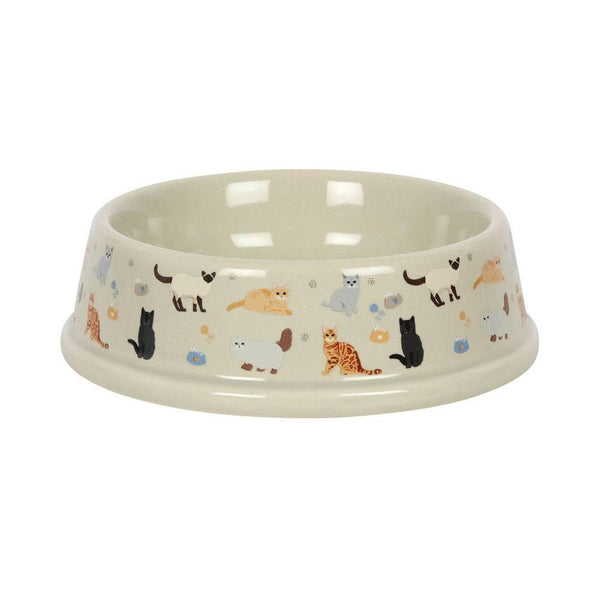 Cat Print Food Bowl - Home Decor Emporium