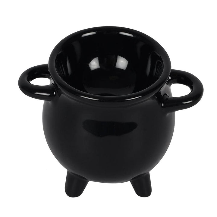 Cauldron Egg Cup with Broom Spoon - Home Decor Emporium