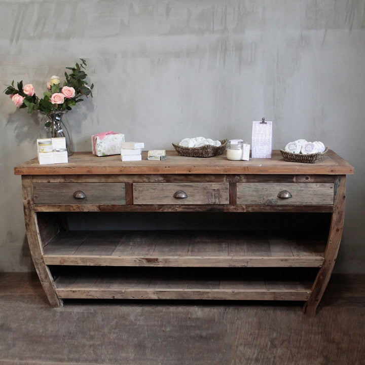 Centerpiece Recycled Wood Table - 180x60x80cm - Home Decor Emporium