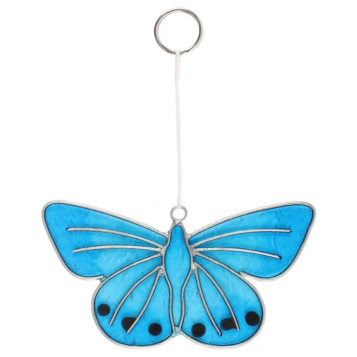 Chalkhill Blue Butterfly Suncatcher - Home Decor Emporium