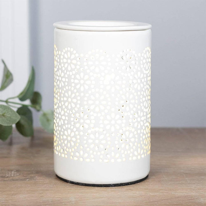 Circle Cut Out Electric Oil Burner - Home Decor Emporium