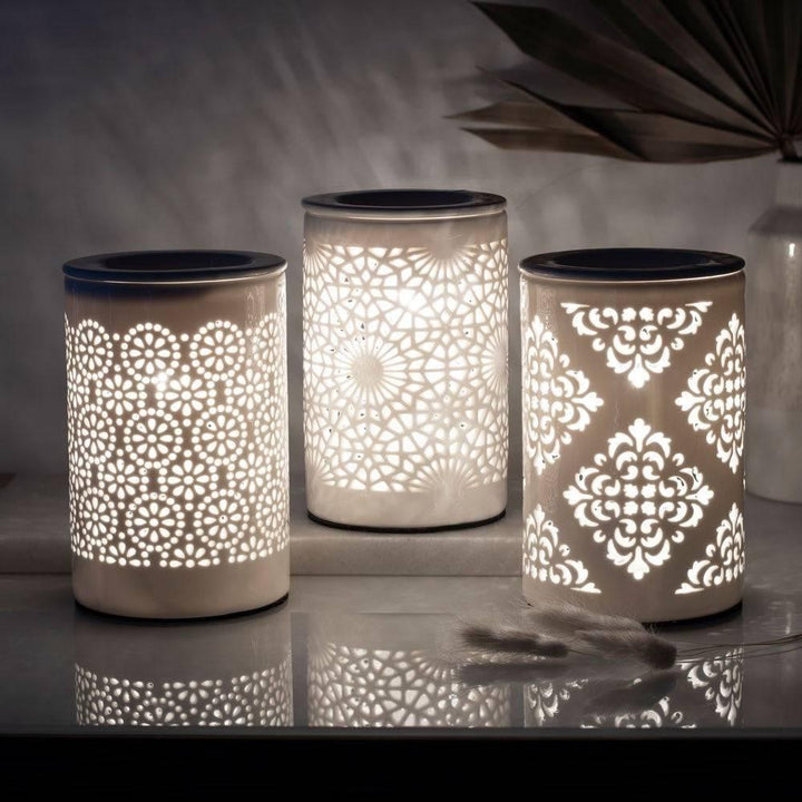 Circle Cut Out Electric Oil Burner - Home Decor Emporium