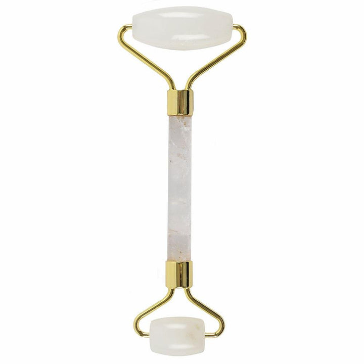 Clear Quartz Dual Ended Face Roller - Home Decor Emporium