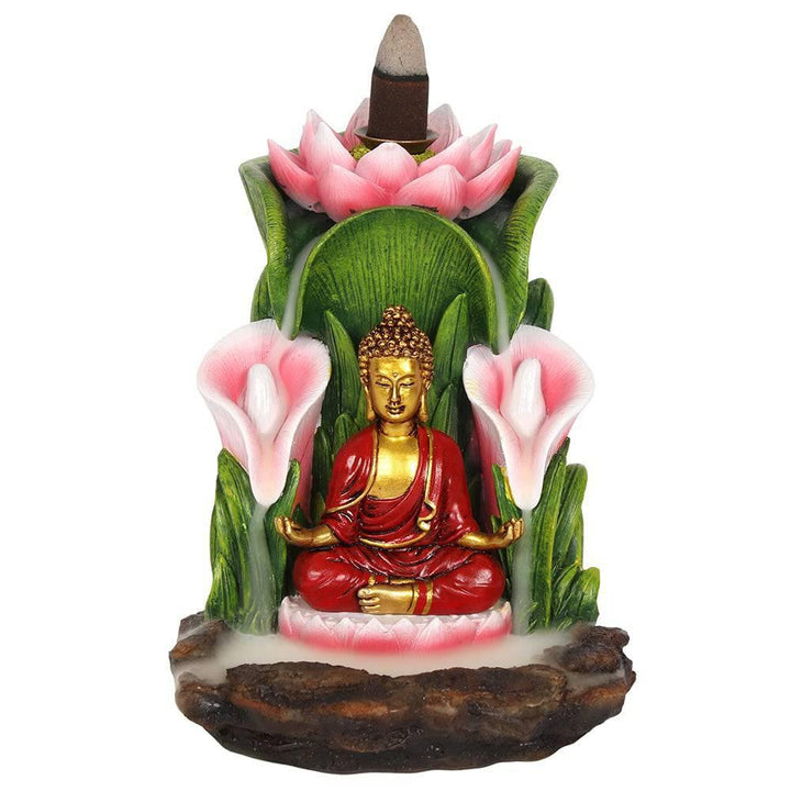 Colourful Buddha Backflow Incense Burner - Home Decor Emporium