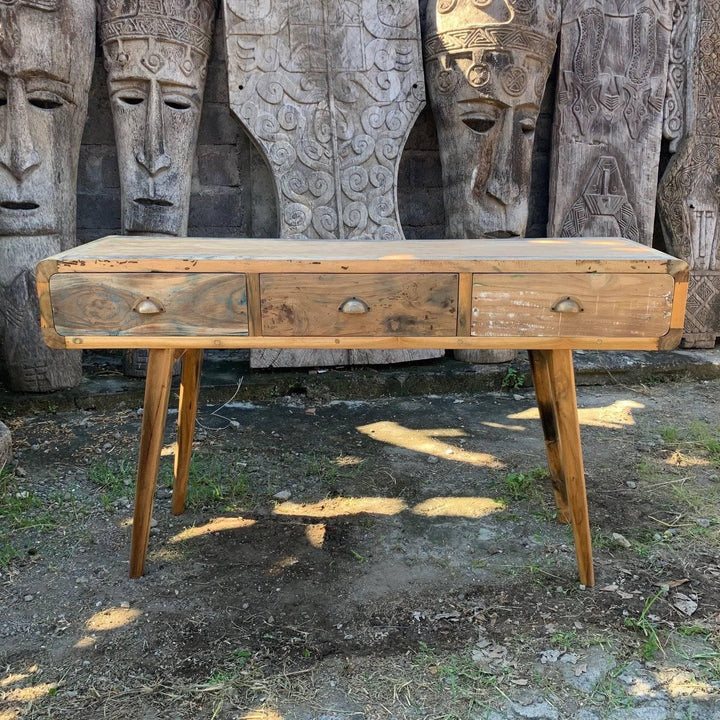 Console Table - Recycled Wood - 150x50x80cm - Home Decor Emporium