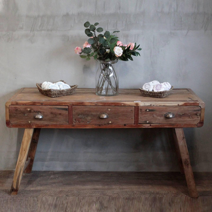 Console Table - Recycled Wood - 150x50x80cm - Home Decor Emporium