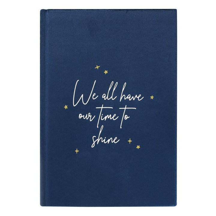 Crescent Moon Velvet Notebook - Home Decor Emporium