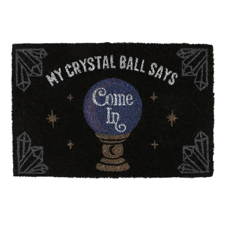 Crystal Ball Black Doormat - Home Decor Emporium