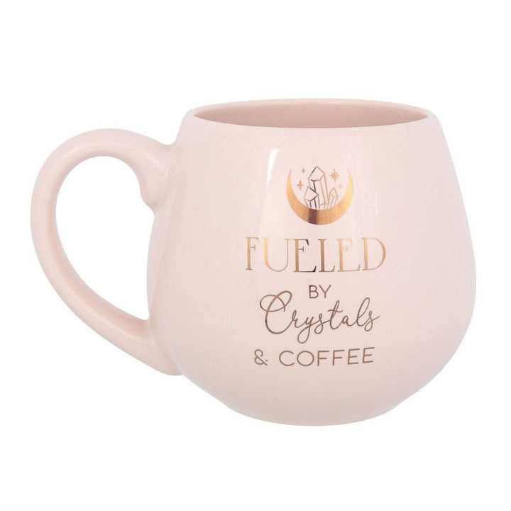 Crystals and Coffee Rounded Mug - Home Decor Emporium