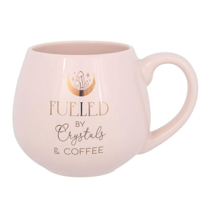 Crystals and Coffee Rounded Mug - Home Decor Emporium