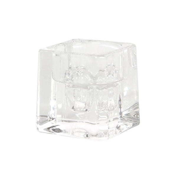 Cube Glass Candle Holder - Home Decor Emporium