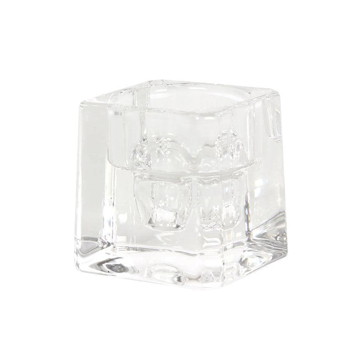 Cube Glass Candle Holder - Home Decor Emporium