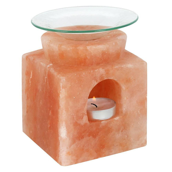 Cube Himalayan Salt Oil Burner - Home Decor Emporium