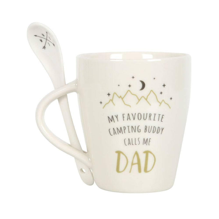 Dad Camping Buddy Mug and Spoon Set - Home Decor Emporium