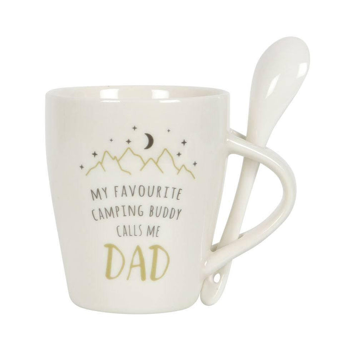 Dad Camping Buddy Mug and Spoon Set - Home Decor Emporium