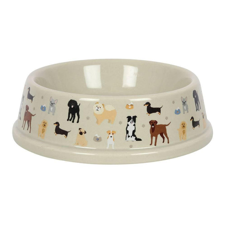 Dog Print Food Bowl - Home Decor Emporium