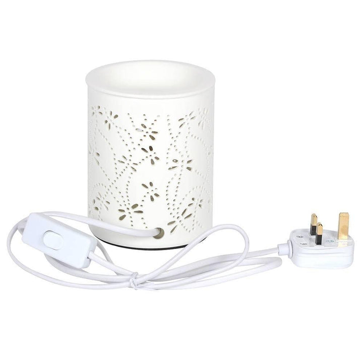 Dragonfly Cut Out Electric Oil Burner - Home Decor Emporium