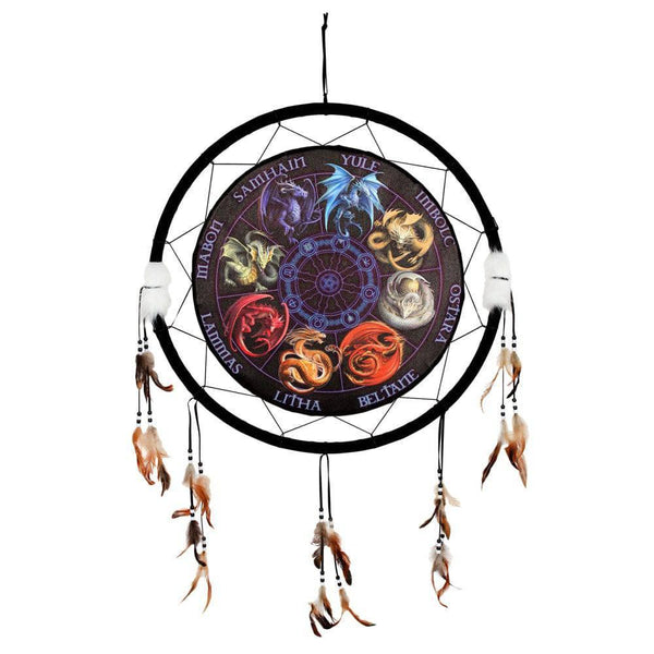 Dragons of the Sabbats Dreamcatcher by Anne Stokes - Home Decor Emporium