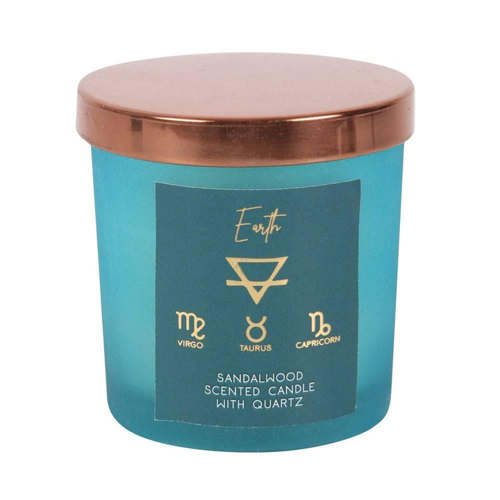 Earth Element Sandalwood Candle - Home Decor Emporium