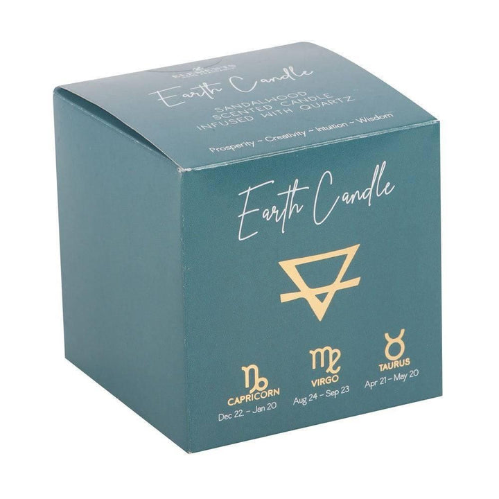 Earth Element Sandalwood Candle - Home Decor Emporium