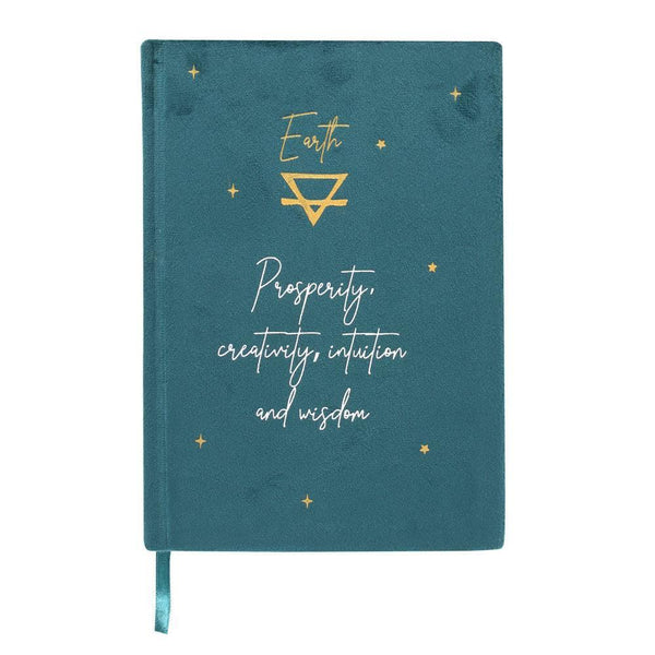 Earth Element Velvet A5 Notebook - Home Decor Emporium