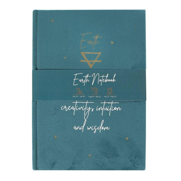 Earth Element Velvet A5 Notebook - Home Decor Emporium