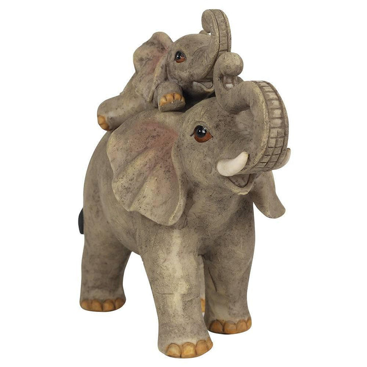 Elephant Adventure Mother and Baby Elephant Ornament - Home Decor Emporium