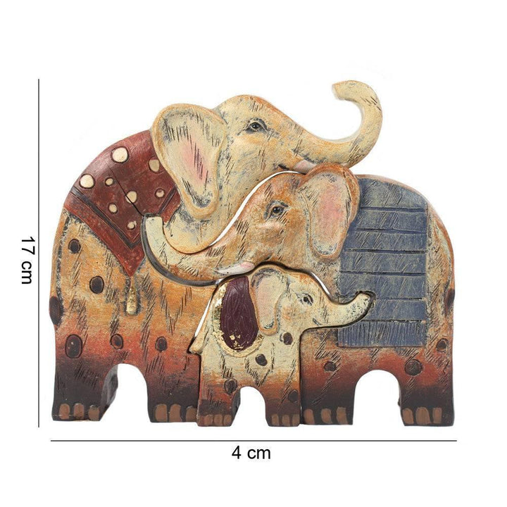 Elephant Family Of 3 - Home Decor Emporium