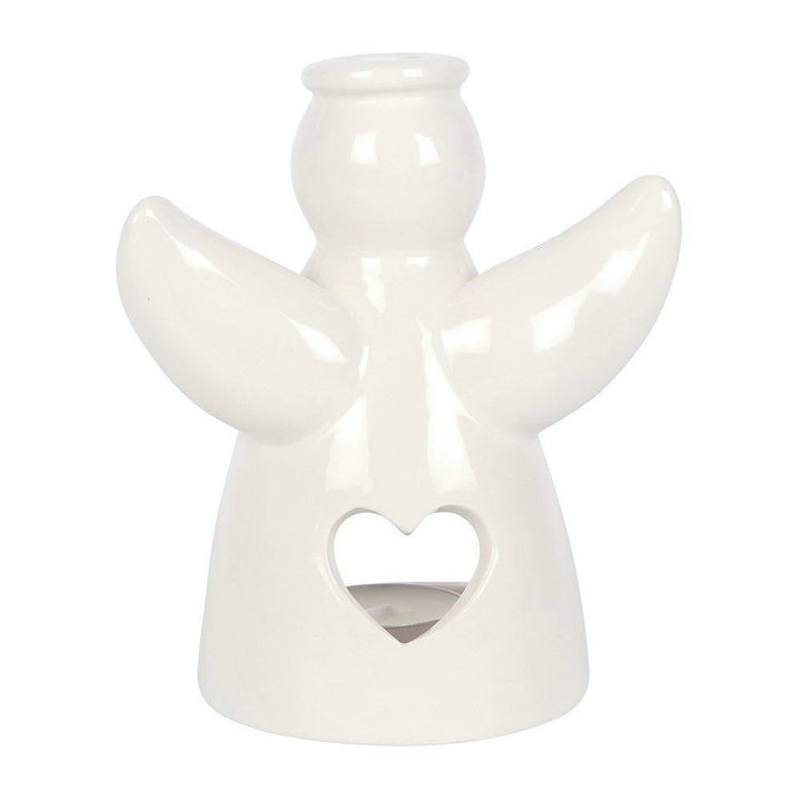 Feathers Appear Angel Tealight Holder - Home Decor Emporium