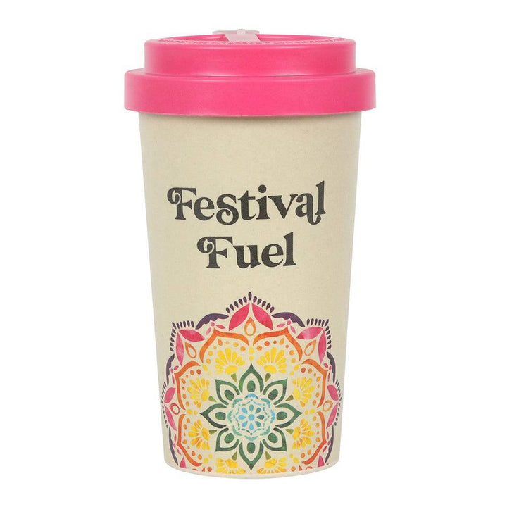 Festival Fuel Mandala Bamboo Eco Travel Mug - Home Decor Emporium