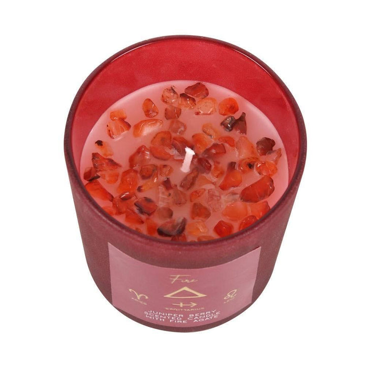 Fire Element Juniper Berry Candle - Home Decor Emporium