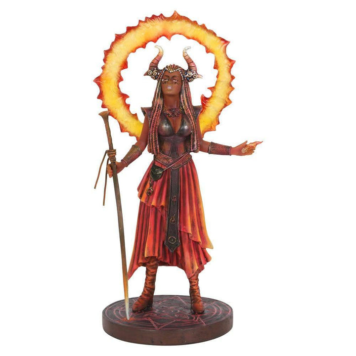 Fire Elemental Sorceress Figurine by Anne Stokes - Home Decor Emporium