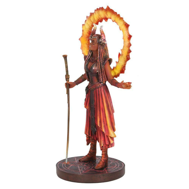 Fire Elemental Sorceress Figurine by Anne Stokes - Home Decor Emporium