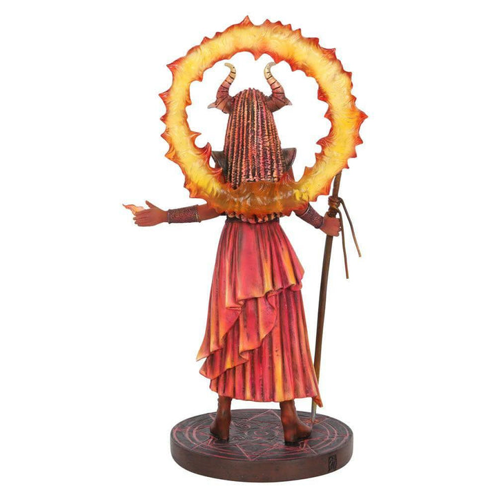 Fire Elemental Sorceress Figurine by Anne Stokes - Home Decor Emporium