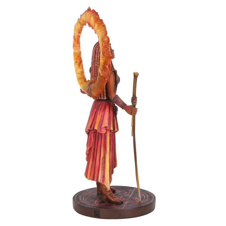 Fire Elemental Sorceress Figurine by Anne Stokes - Home Decor Emporium