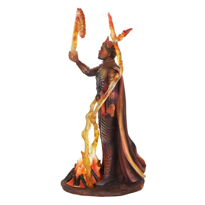 Fire Elemental Wizard Figurine by Anne Stokes - Home Decor Emporium