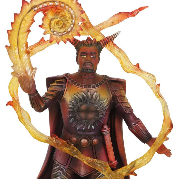 Fire Elemental Wizard Figurine by Anne Stokes - Home Decor Emporium