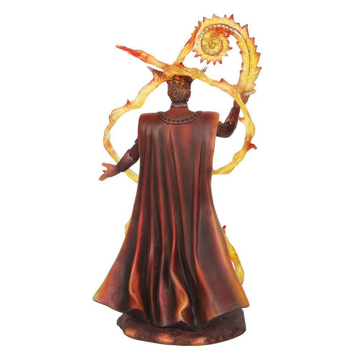 Fire Elemental Wizard Figurine by Anne Stokes - Home Decor Emporium