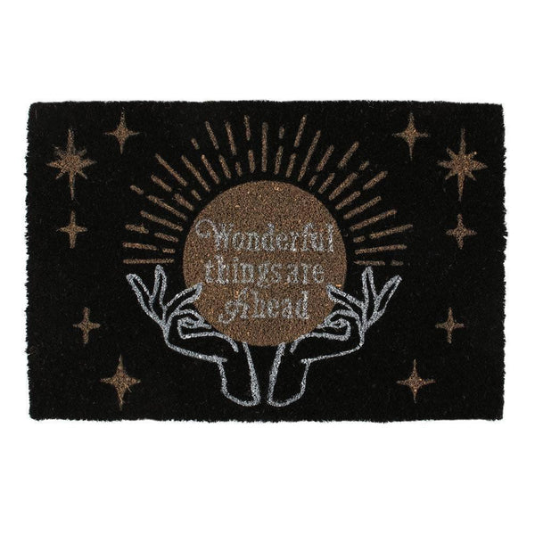 Fortune Teller Black Doormat - Home Decor Emporium