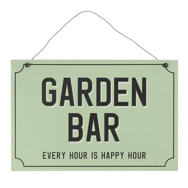 Garden Bar Hanging Sign - Home Decor Emporium