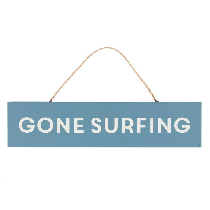 Gone Surfing Hanging Sign - Home Decor Emporium