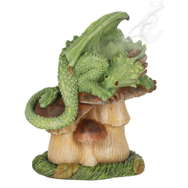 Green Dragon Incense Cone Burner by Anne Stokes - Home Decor Emporium