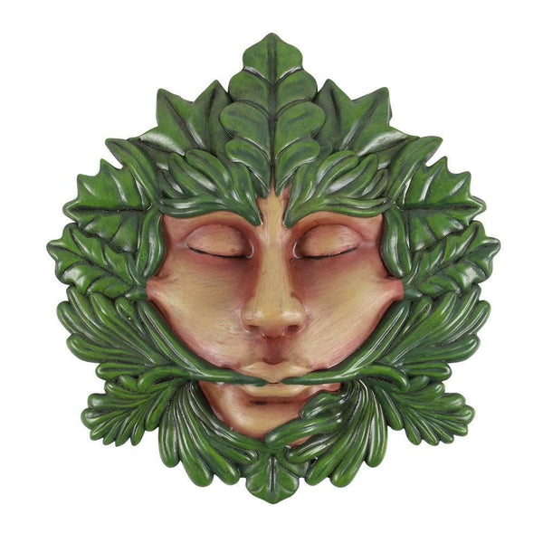 Green Goddess Resin Wall Plaque - Home Decor Emporium