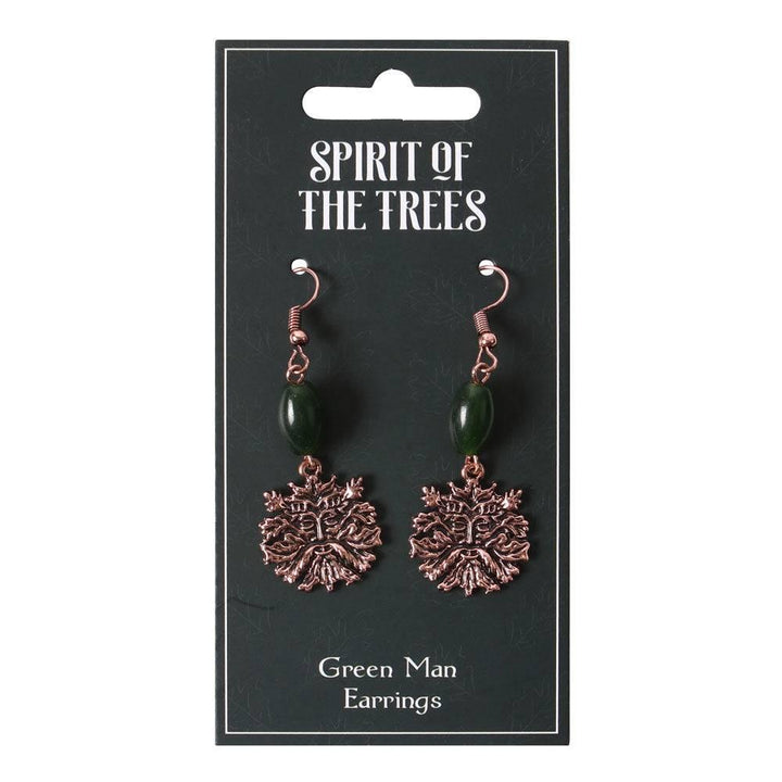 Green Man Earrings - Home Decor Emporium