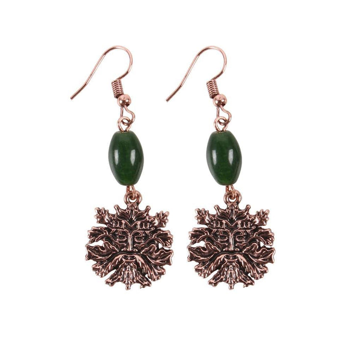 Green Man Earrings - Home Decor Emporium